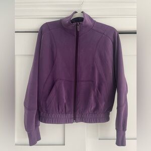 Lululemon Women's Purple Velour Athletic  Jacket Size 2